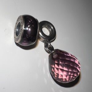 2 Pandora Silver Bracelet Charms